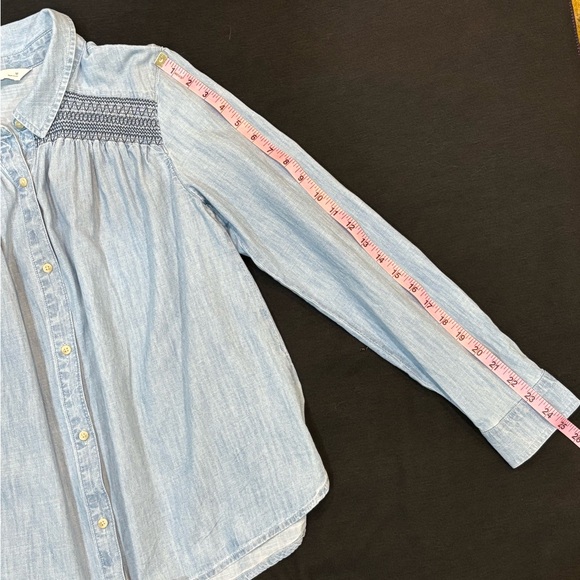 Sonoma Light Blue Denim Shirt Size M - Picture 1 of 8